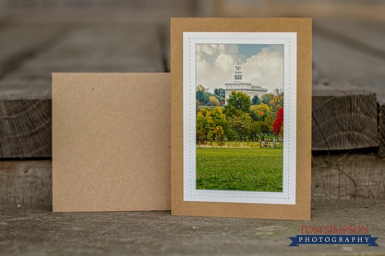 fall nauvoo temple art card