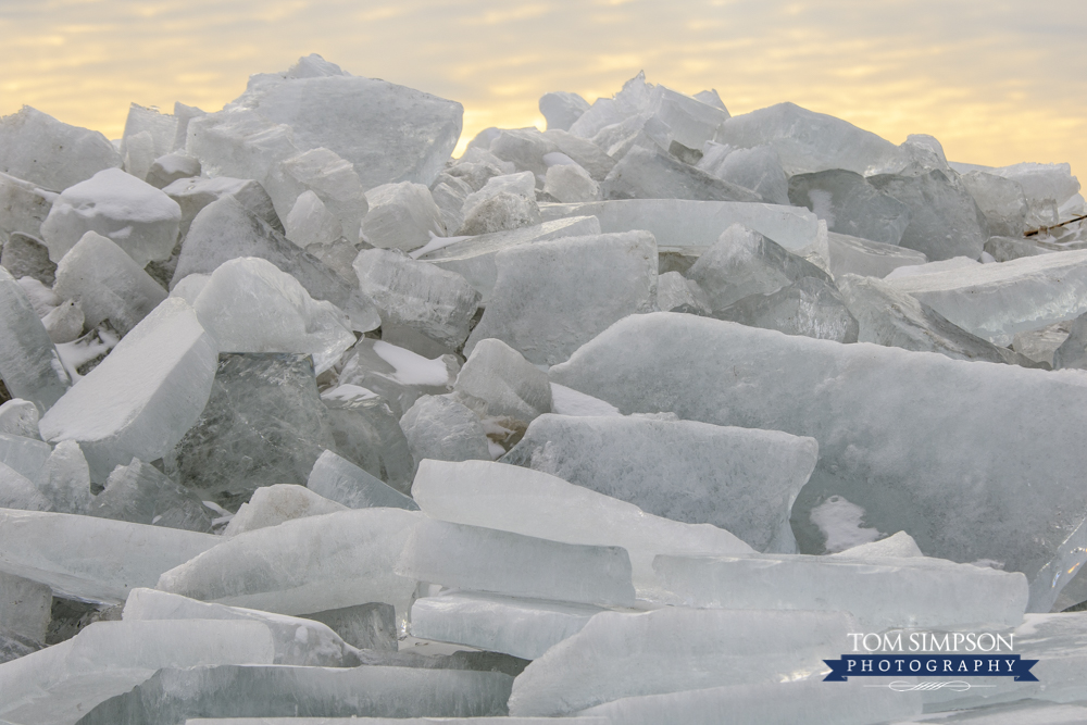 Ice Piles on the Mississippi » Nauvoo Images | Historic Nauvoo Art ...